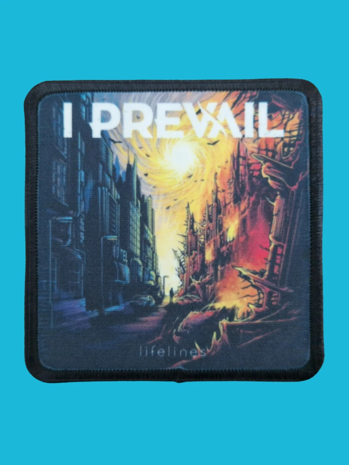 Patch I Prevail - Lifelines - Imprimé - Carré de 7,5 x 7,5 centimètres